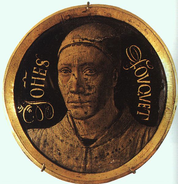 Self-portrait Oil Painting by Jean Fouquet