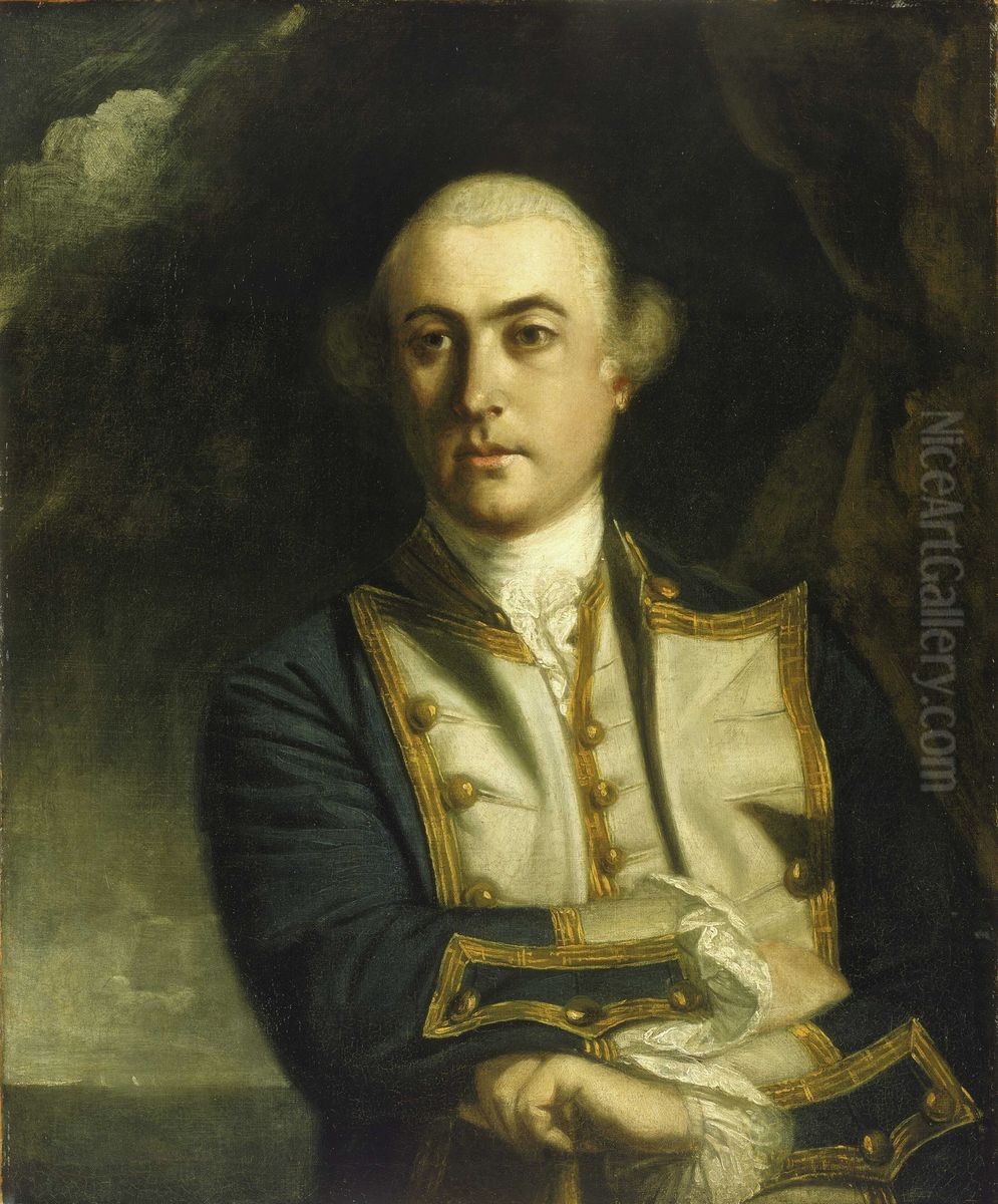 Captain the Honourable John Byron, 1723-86 Oil Painting by Of Sir Joshua Reynolds