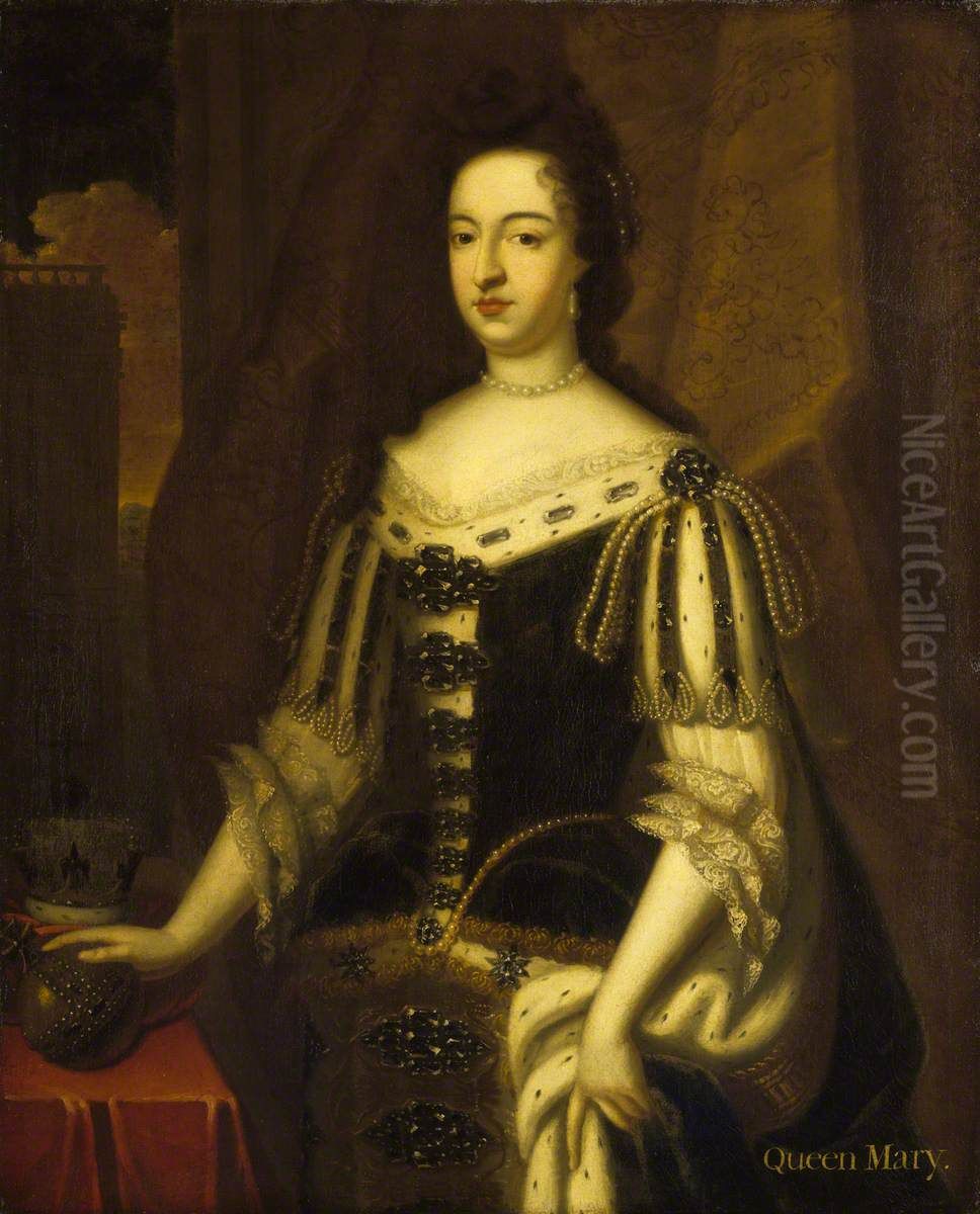 Queen Mary II (1662-94) Oil Painting by Godfrey Kneller