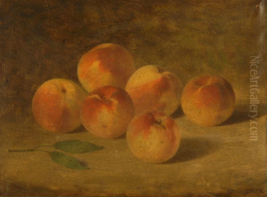 Still Life With Peaches Oil Painting by Bryant Chapin
