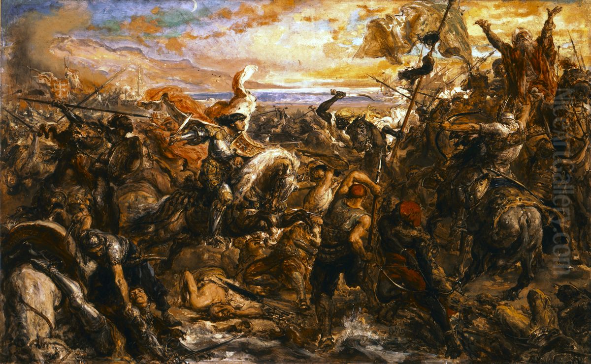 The Battle of Varna Oil Painting by Jan Matejko