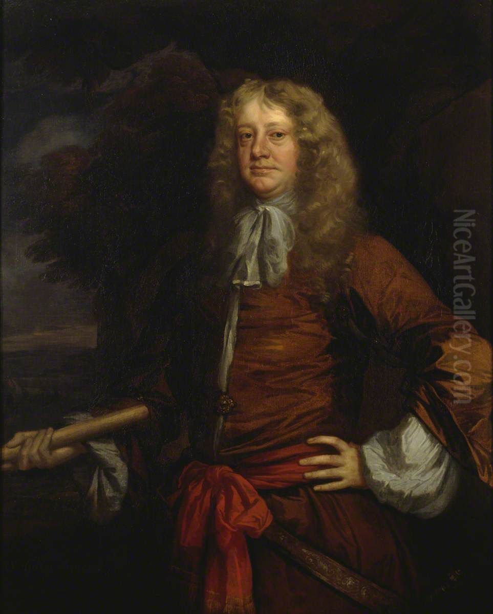 Admiral Sir George Ayscue, c. 1615-72 Oil Painting by Peter Lely