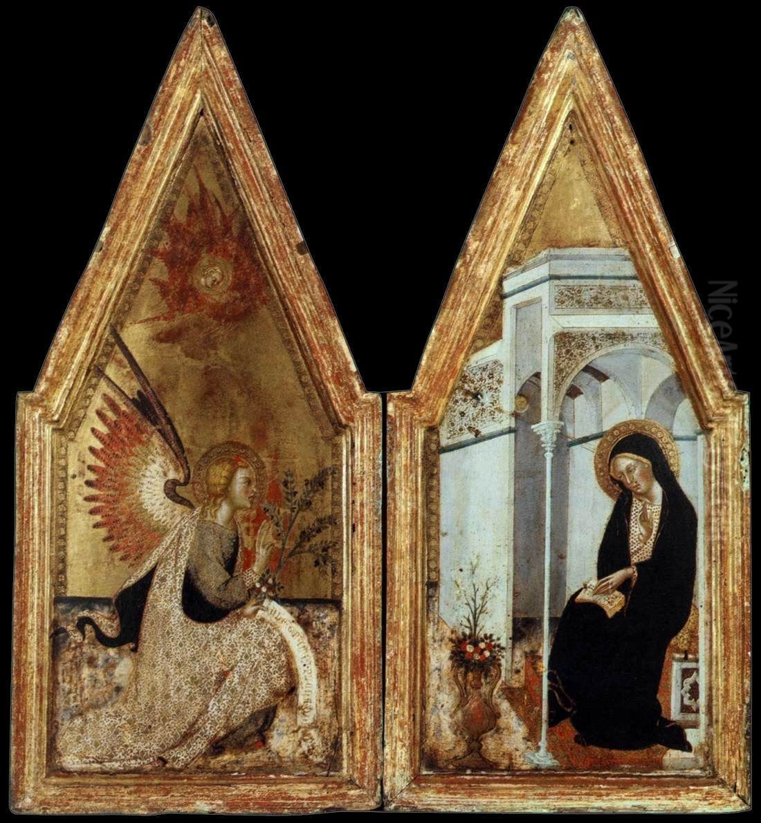 The Annunciation Oil Painting by Andrea Di Bartolo