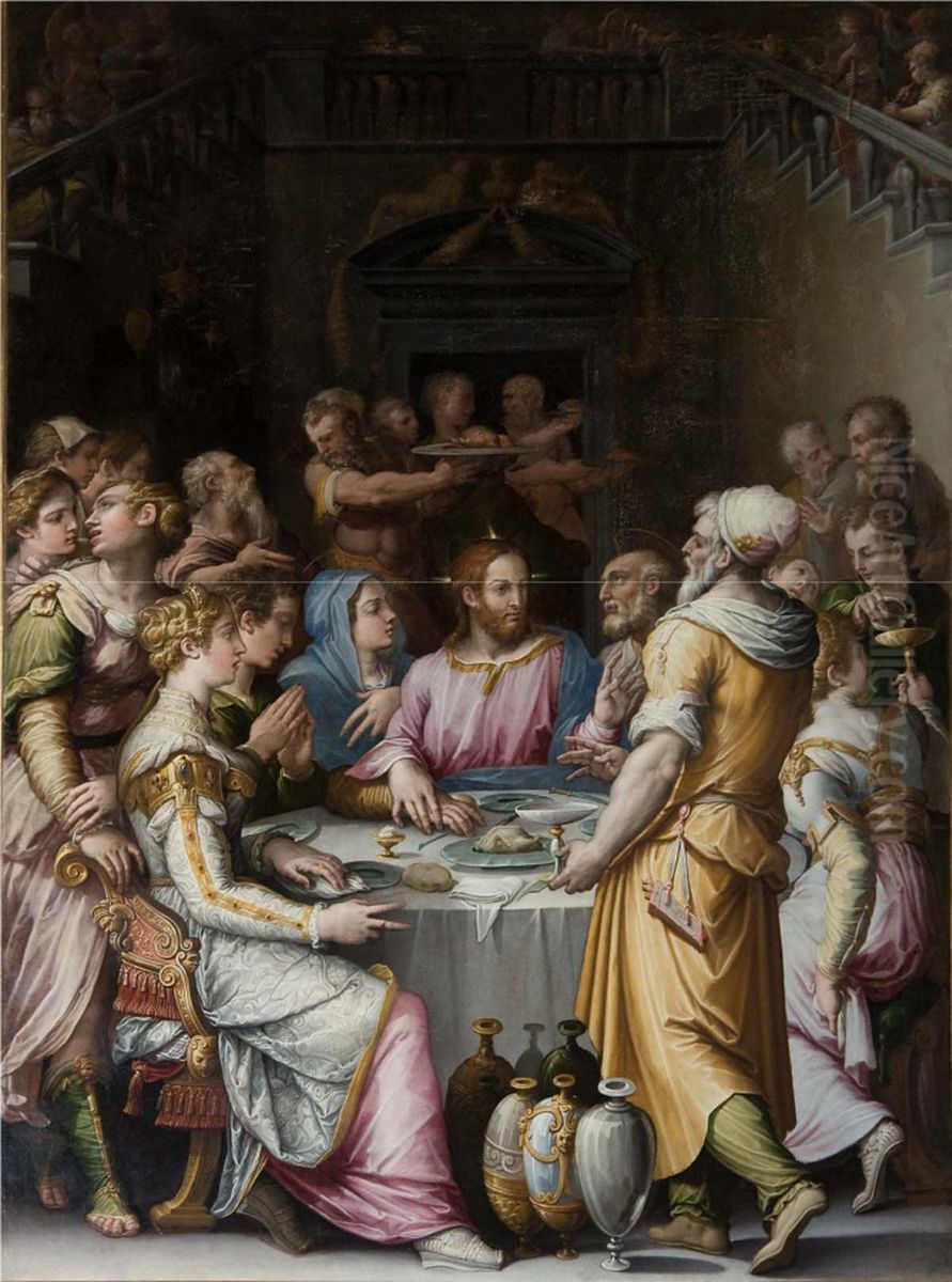 The Marriage at Cana Oil Painting by Giorgio Vasari