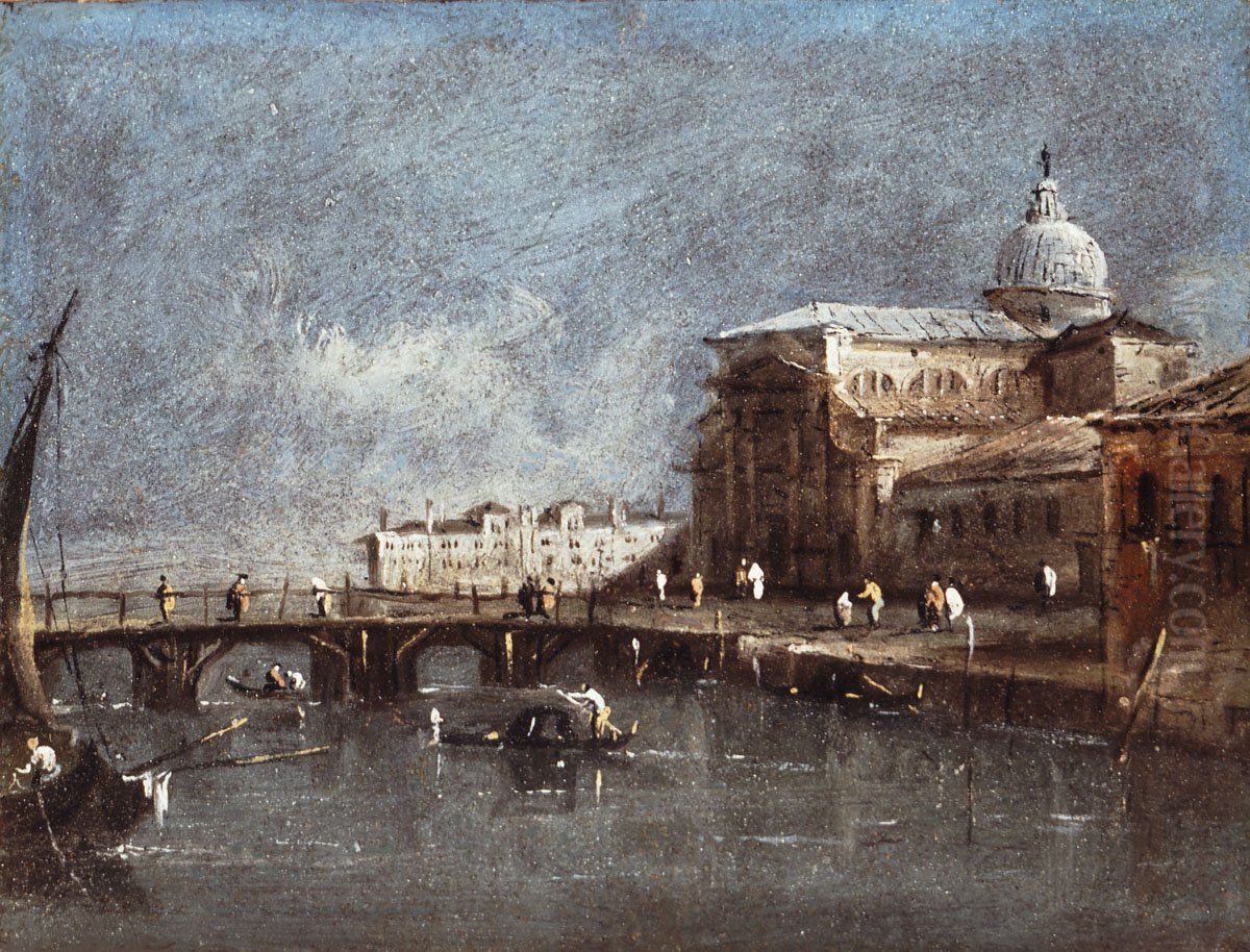 The San Pietro di Castello in Venice Oil Painting by Francesco Guardi