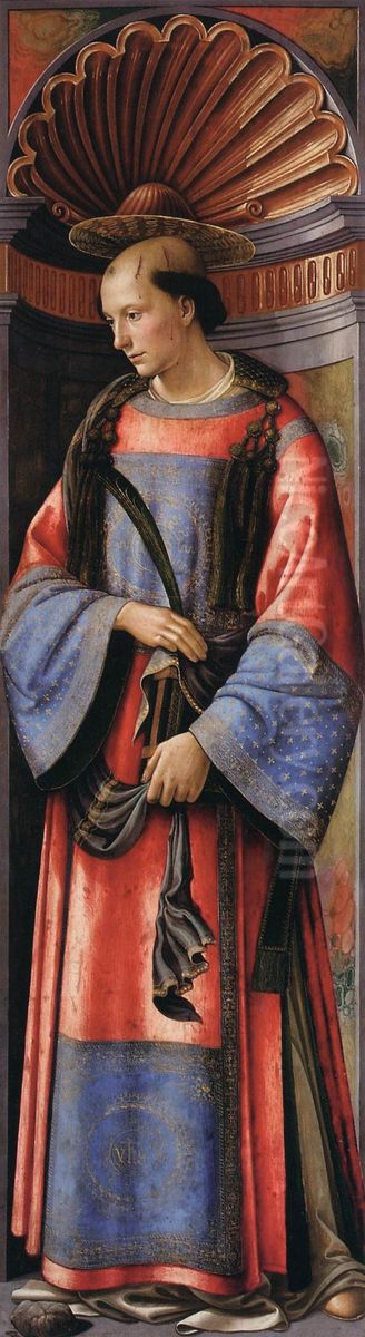 Saint Stephen Protomartyr Oil Painting by Ghirlandaio Domenico