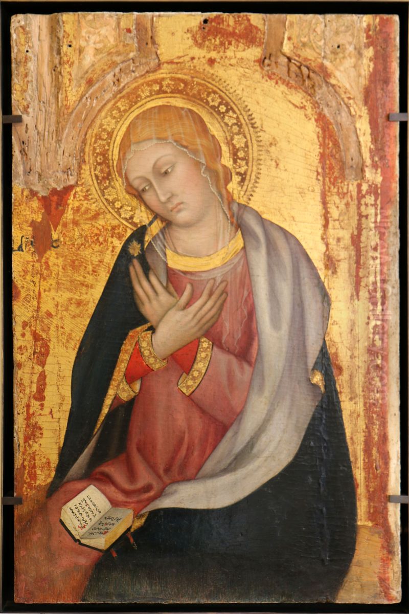 La Vierge de l'Annonciation Oil Painting by Taddeo Di Bartolo