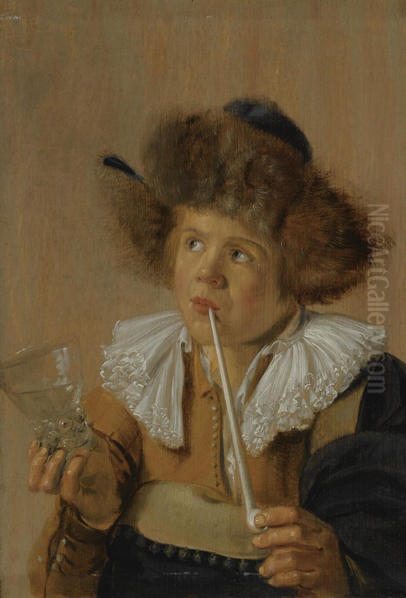 Taste Oil Painting by Jan Miense Molenaer