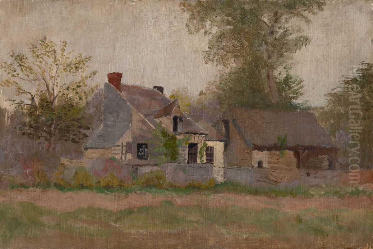 Samota v lese Oil Painting by Laszlo Mednyanszky