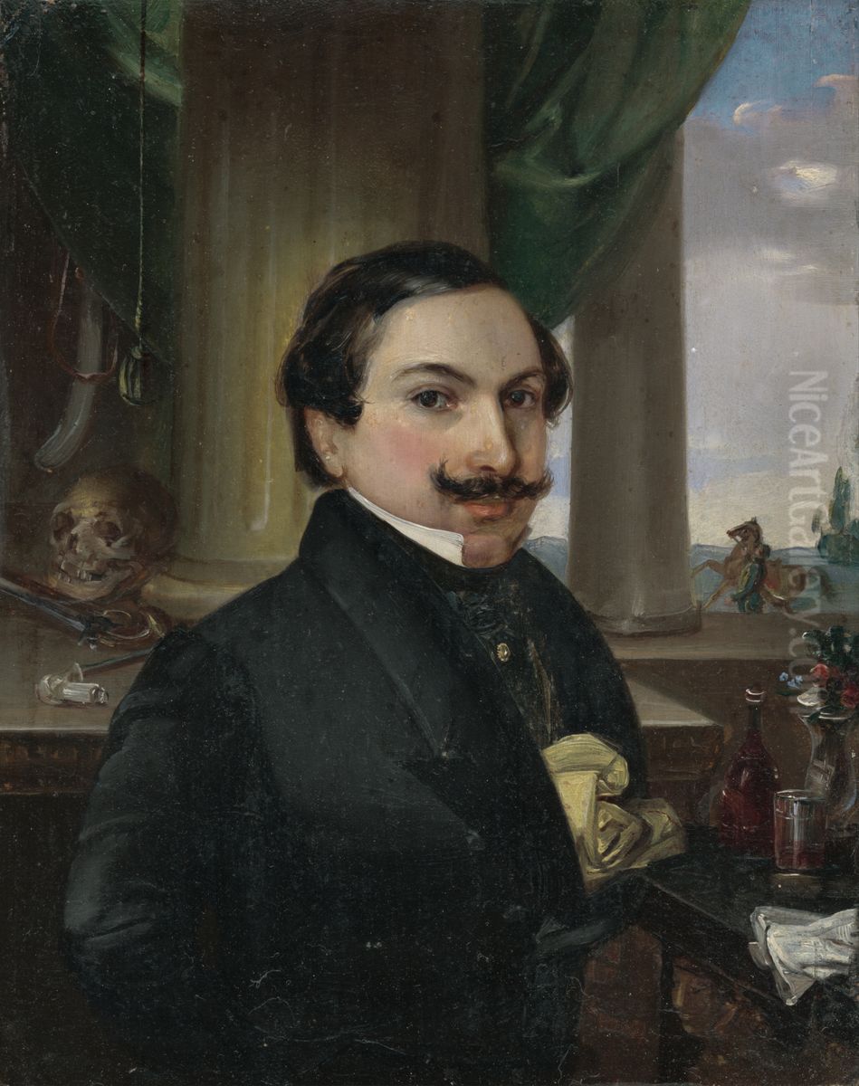 Portret grofa Mihalya Esterhazyho Oil Painting by Johann Ender