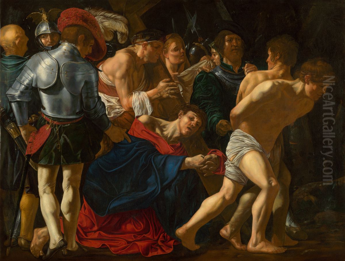 Nesenie kriza Oil Painting by Cecco Del Caravaggio