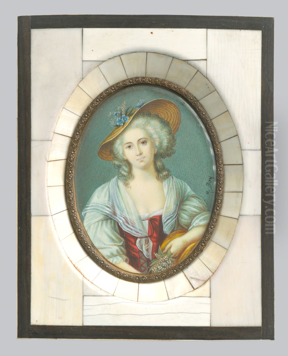 Dama v klobuku Oil Painting by Elisabeth Louise Vigee Le Brun