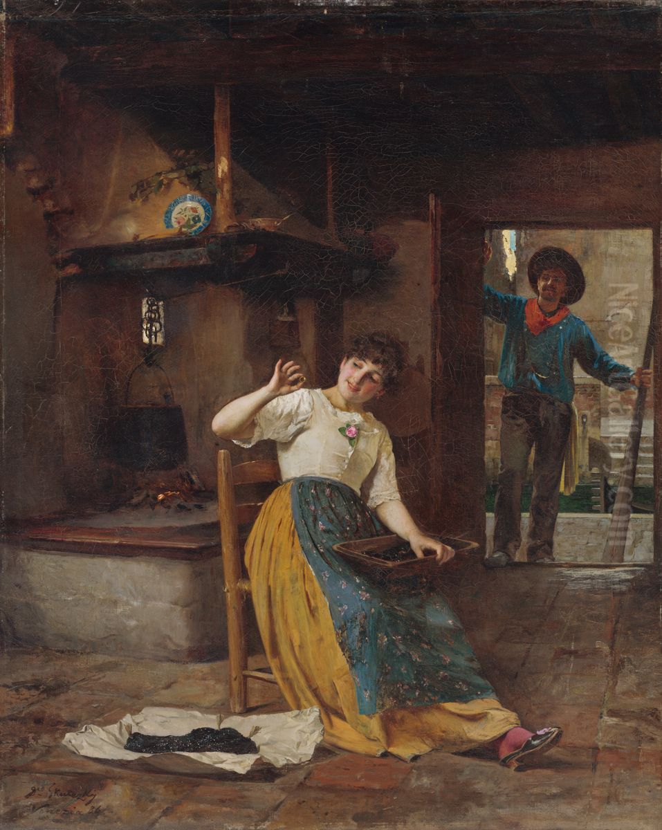 Prsten mileho Oil Painting by Dome Skuteczky