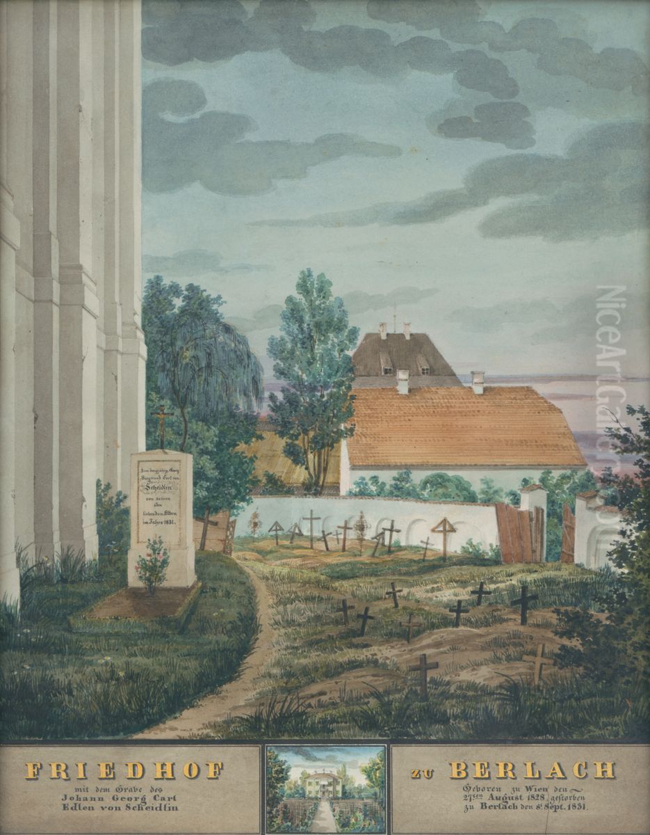 Cintorin Oil Painting by Johann Scheidlin