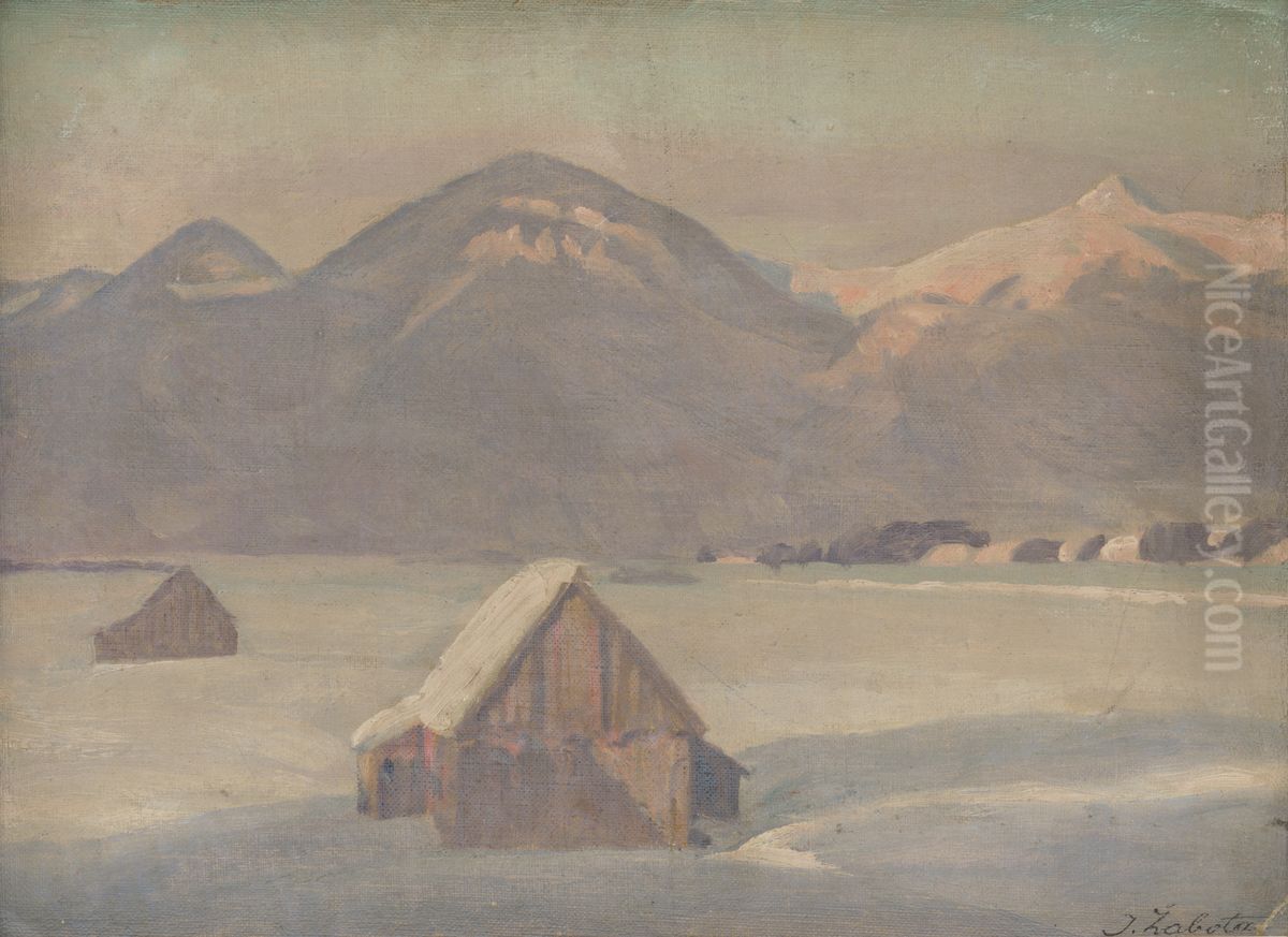 Tatre pozimi Oil Painting by Ivan Zabota