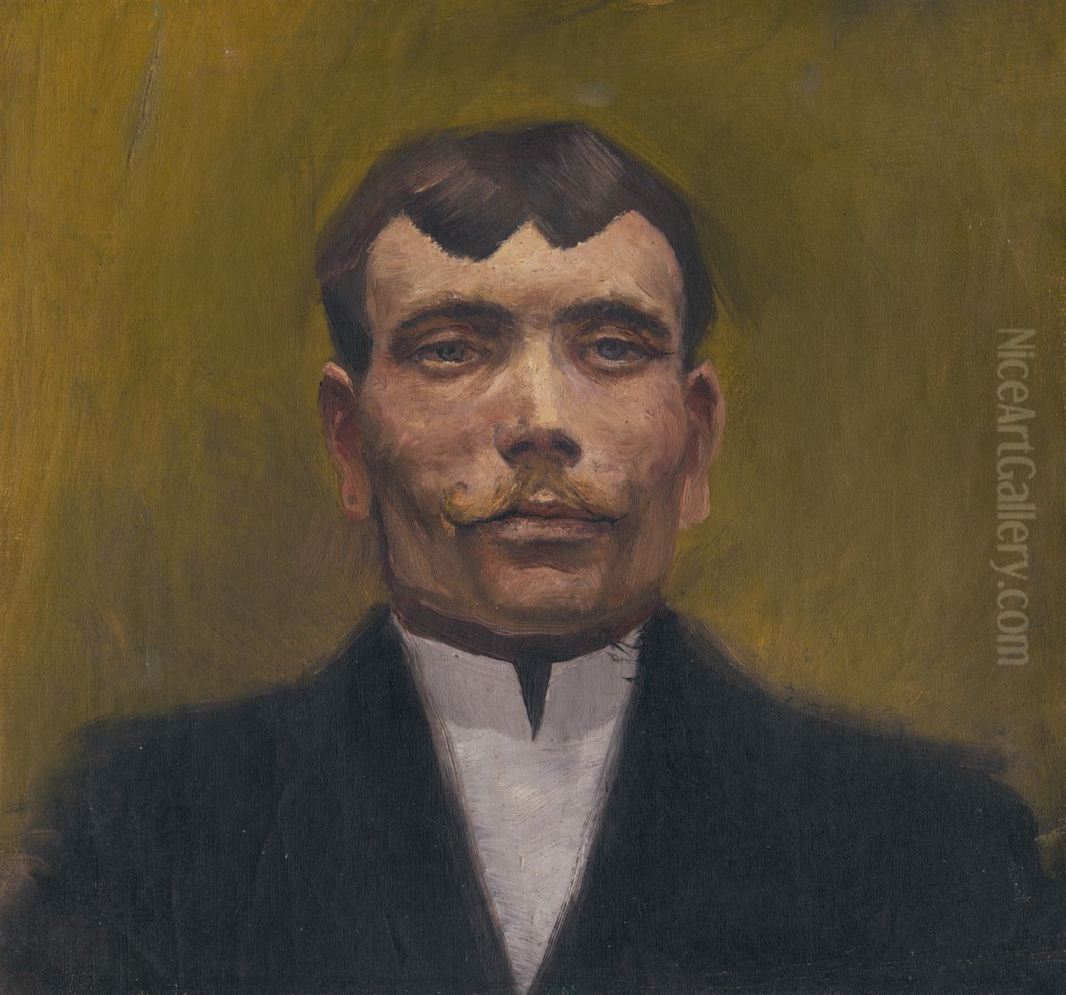 Muz vo sviatocnom Oil Painting by Laszlo Mednyanszky