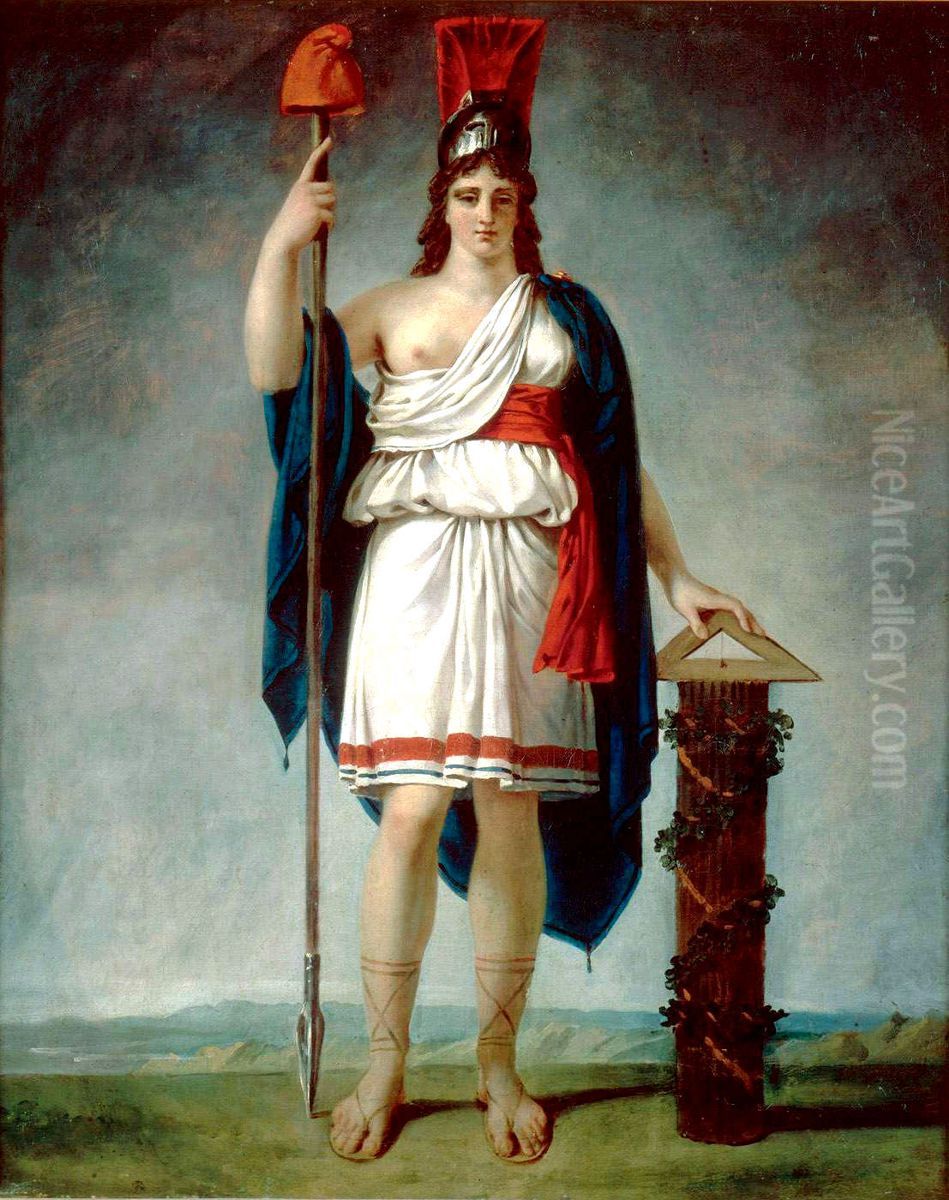 Allegory of the first French Republic Oil Painting by Antoine-Jean Gros