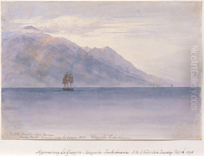 Approaching La Guaira, Venezuela Oil Painting by Michael Seymour