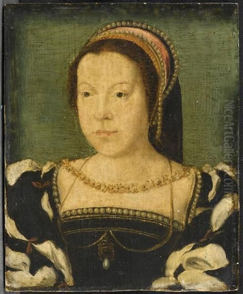 Catherine de Medicis Oil Painting by Corneille De Lyon