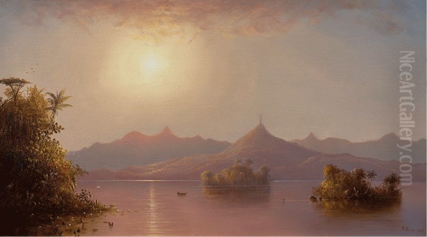 On the San Juan, Nicaragua Oil Painting by Norton Bush