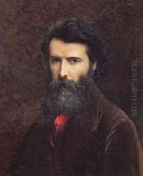 Self-portrait Oil Painting by Ernest Hebert