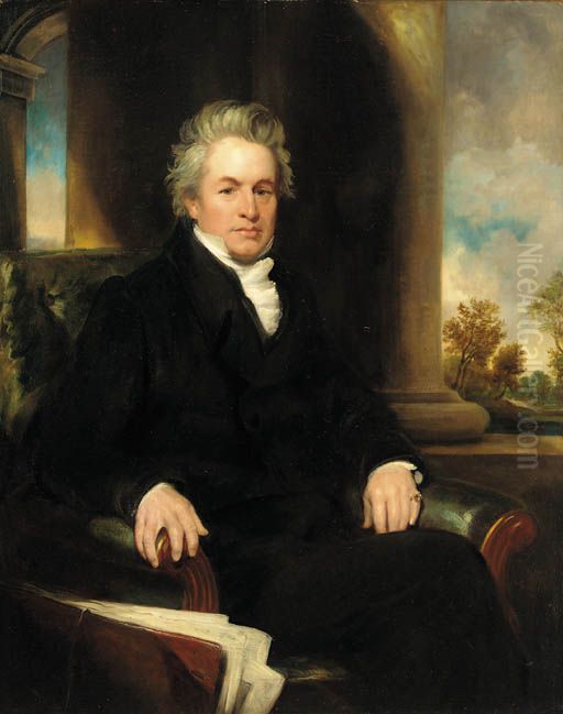 Portrait of Pascoe Grenvell M.P. (1761-1838) Oil Painting by Martin Archer Shee
