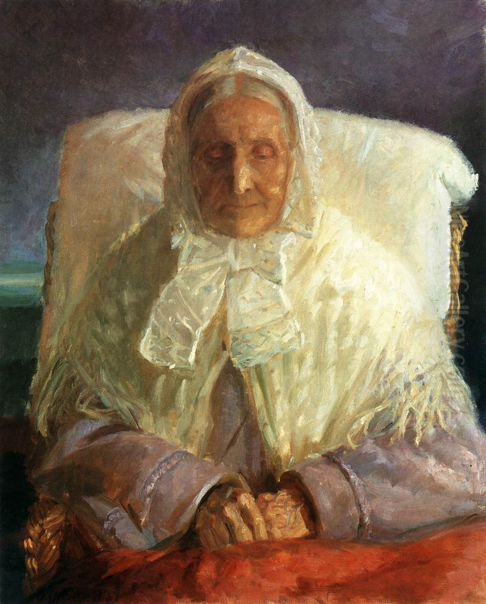 Portrait of Anna Hedwig Brondum Oil Painting by Anna Ancher