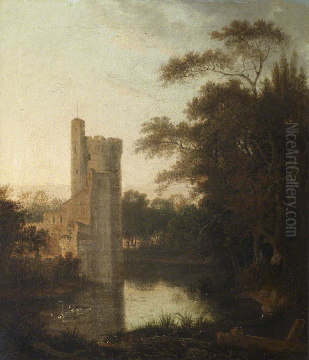 Caister Castle, Norfolk Oil Painting by Sir George Beaumont, 7th Baronet