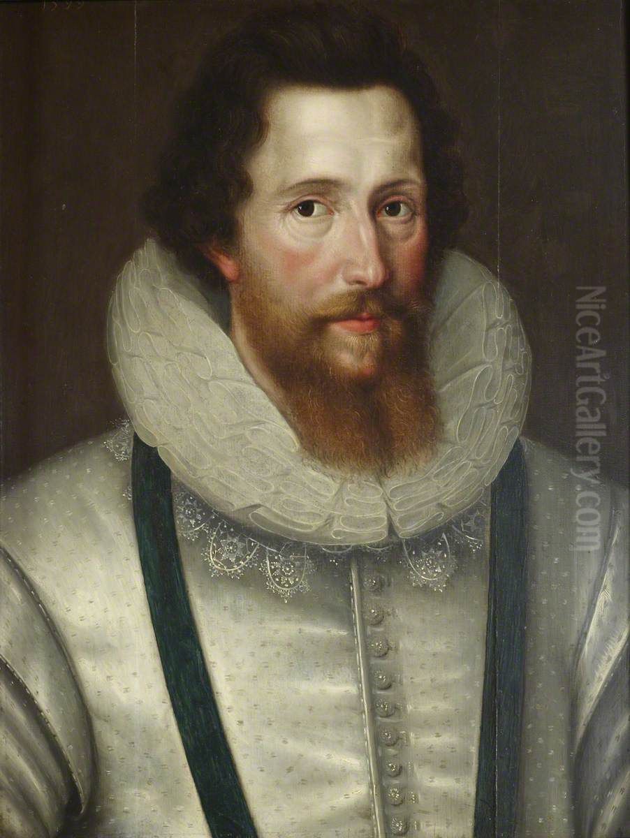 Robert Devereux, 2nd Earl of Essex (1566-1601) Oil Painting by Marcus Gheeraerts the Younger