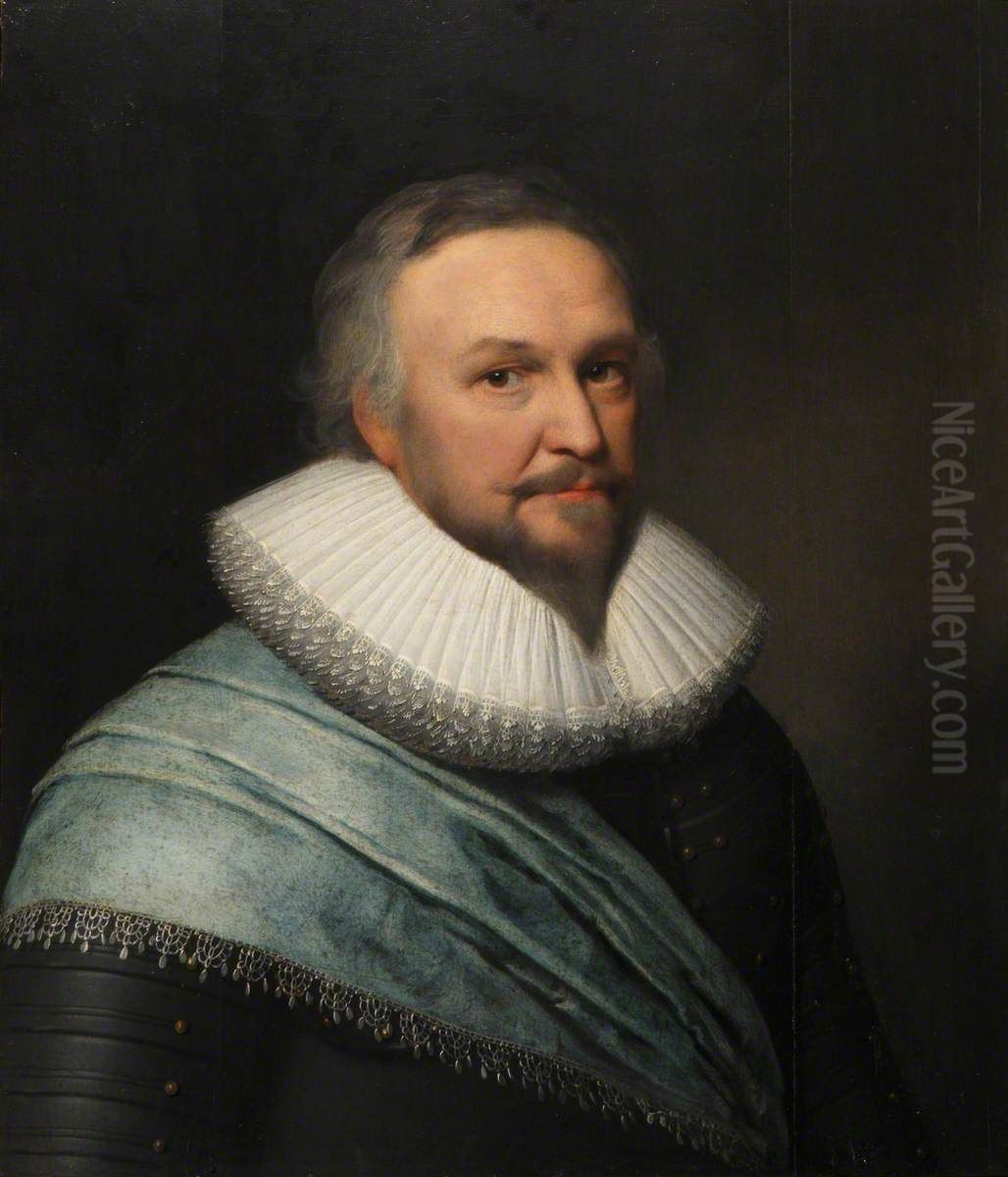 Sir Horatio de Vere, Baron Vere of Tilbury (1565-1635) Oil Painting by Michiel Jansz. van Mierevelt
