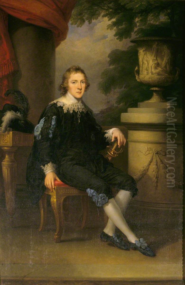 Thomas Noel-Hill, 2nd Baron Berwick of Attingham, FSA (1770-1832) Oil Painting by Angelica Kauffmann