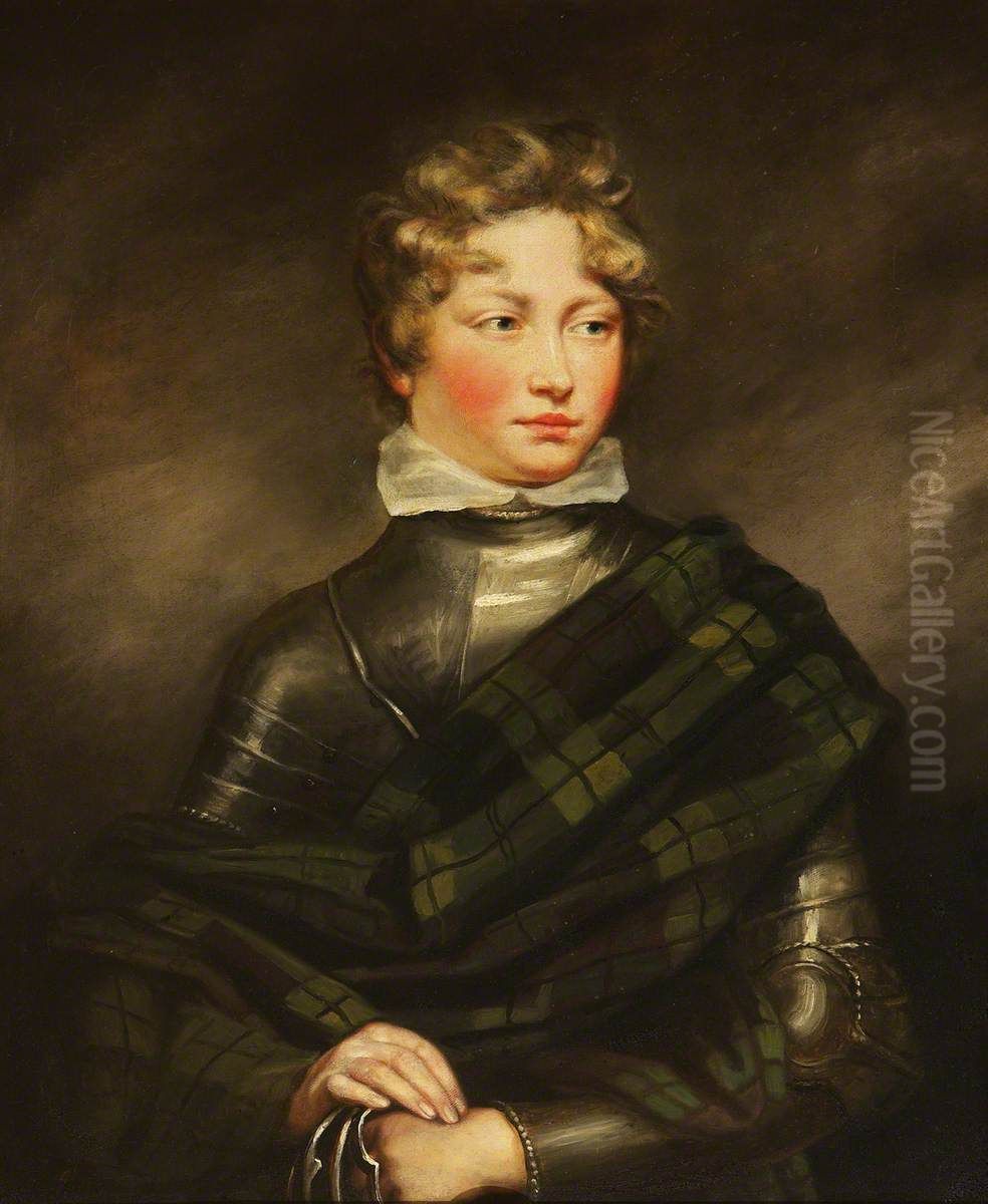 William Henry West Betty, the 'Young Roscius' (1791-1874) as Norval in John Home's 'Douglas' Oil Painting by James Northcote