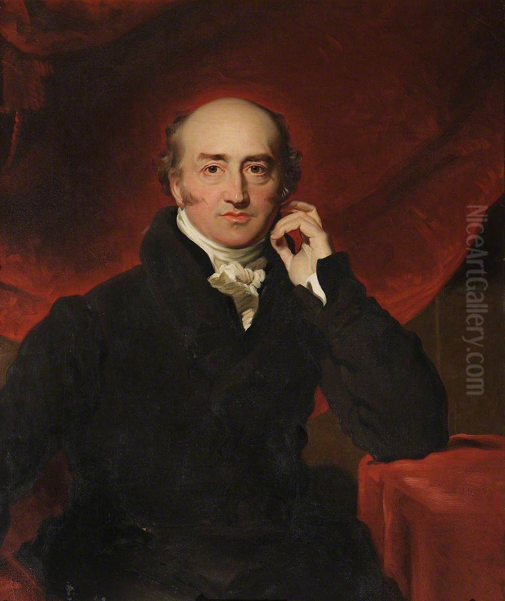 The Right Hon. George Canning, MP (1770-1827) Oil Painting by Thomas Lawrence