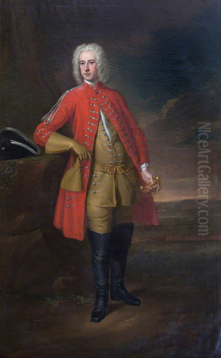 Sir John Cope (1690-1760) Oil Painting by William Aikman