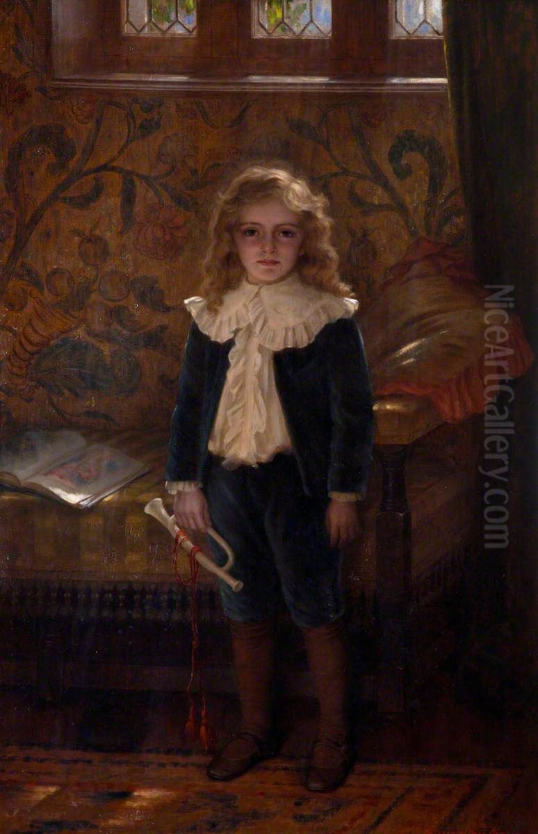 Adrian Drewe (1891 - 1917) Oil Painting by Louisa Starr