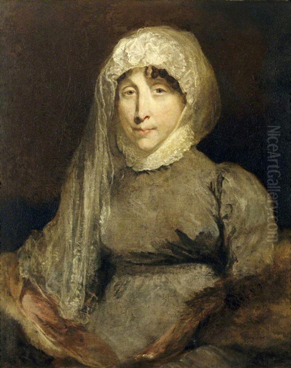 Mary Jeffries, Lady Elton Oil Painting by Thomas Hudson