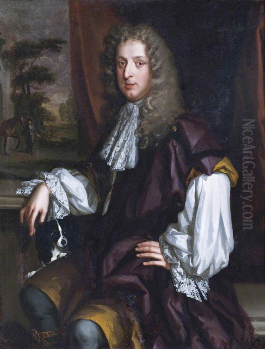 John Lovelace, 3rd Baron Lovelace (c.1638/42-1693) Oil Painting by Godfrey Kneller
