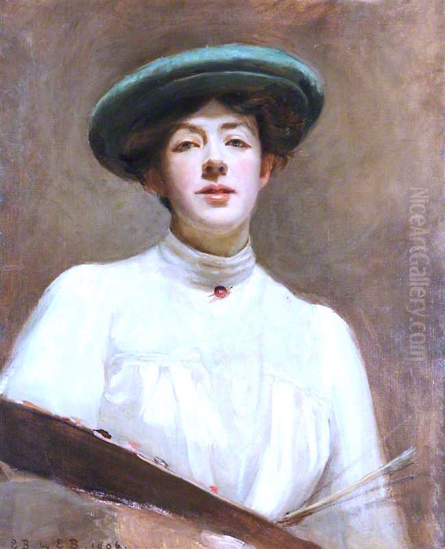 Self-portrait Oil Painting by Evelyn Blacklock