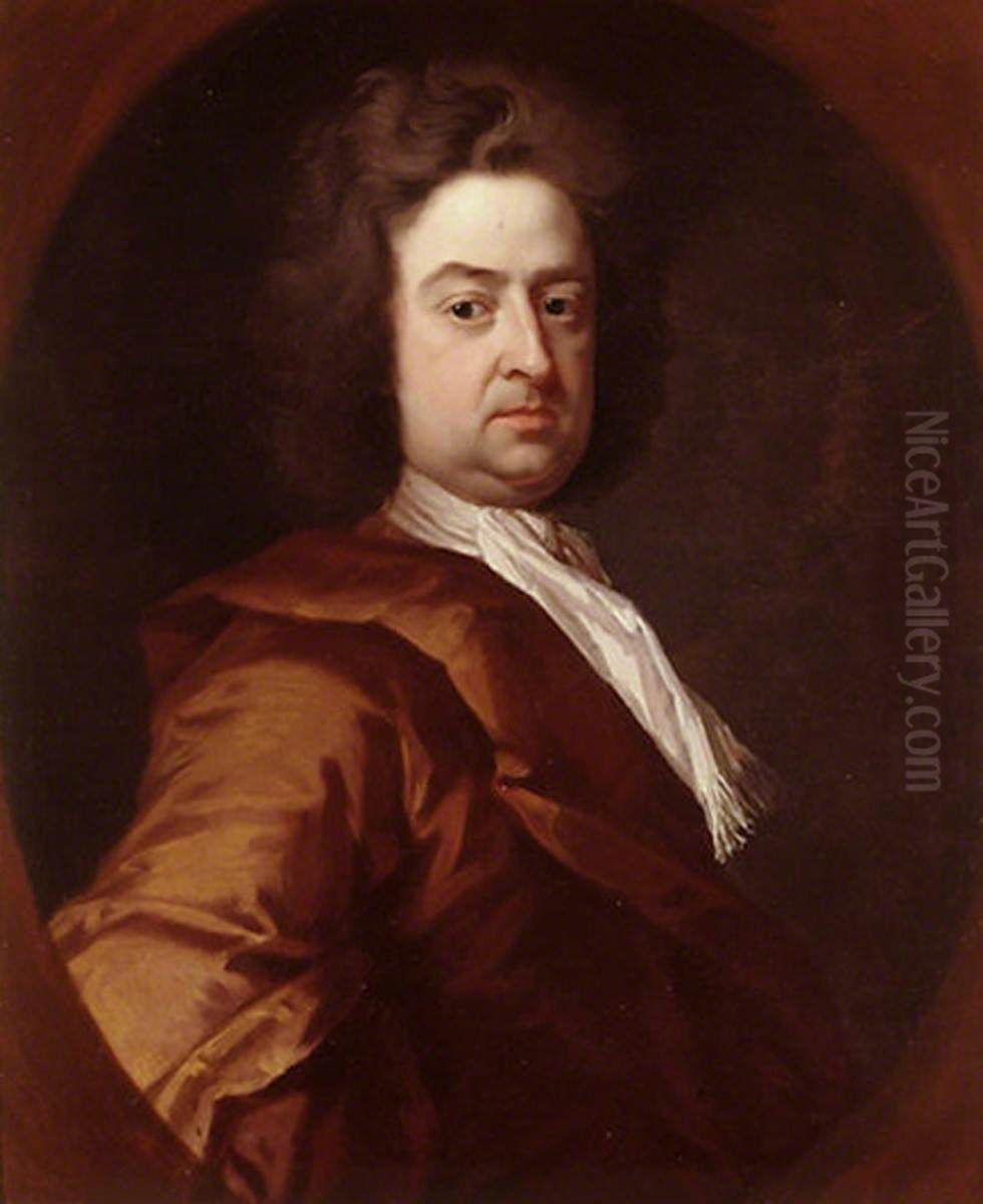 A Member of the Fownes Family Oil Painting by Michael Dahl