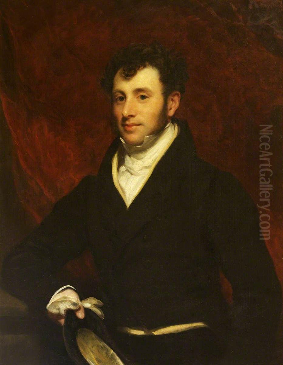 William Crane Blathwayt (1795-1839) Oil Painting by Thomas Phillips