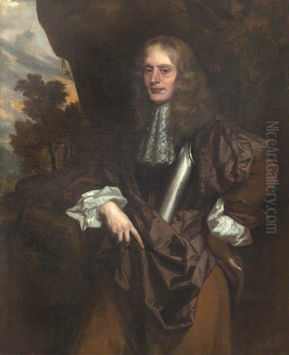 Sir Joseph Ashe, 1st Bt (1617-1686) Oil Painting by Peter Lely