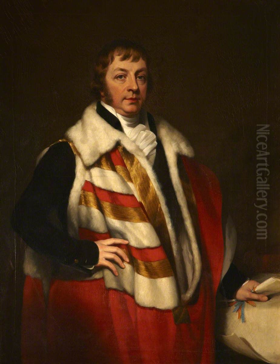 William Willoughby Cole, 1st Earl of Enniskillen (1736-1803) Oil Painting by Nathaniel Hone