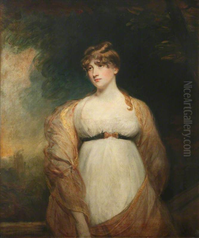 An Unknown Lady Oil Painting by John Hoppner