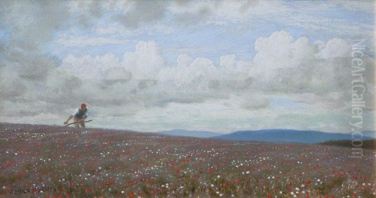 The Reapers and the Flowers Oil Painting by Arthur Hughes