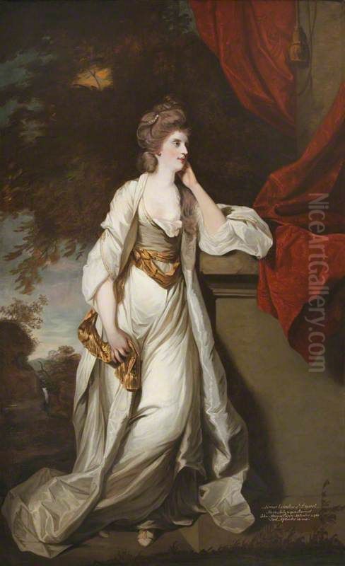 Lady Louisa Tollemache, Countess of Dysart (1745-1840) (after Reynolds) Oil Painting by John Hoppner