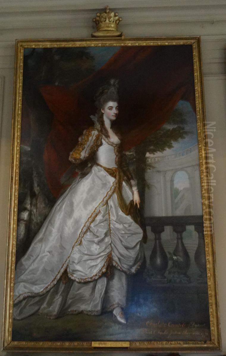 Charlotte Walpole, Countess of Dysart (1738-1789) Oil Painting by Of Sir Joshua Reynolds