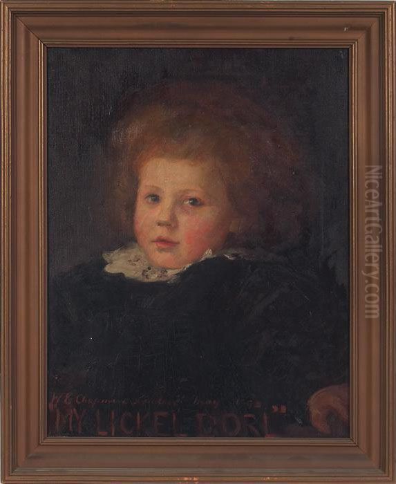 My Lickel Dorl Oil Painting by William Ernest Chapman