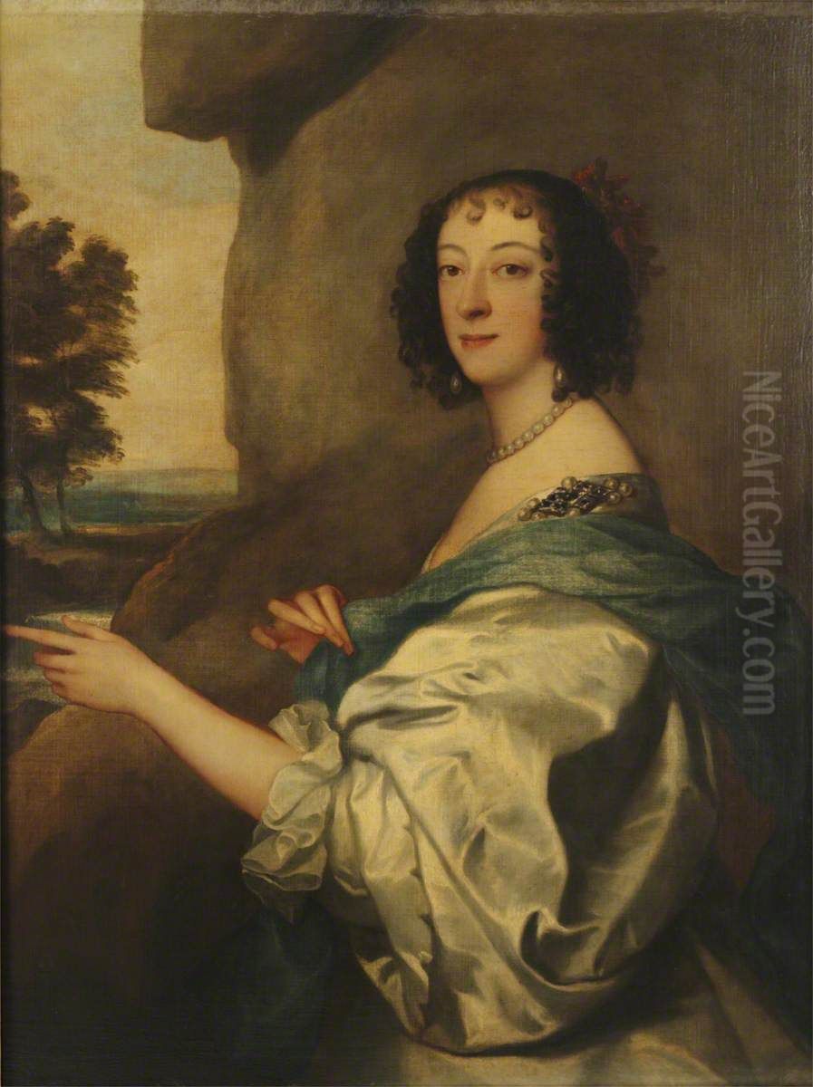 Lady Elizabeth Clifford, Countess of Burlington (1621 - 1698) Oil Painting by Sir Anthony Van Dyck