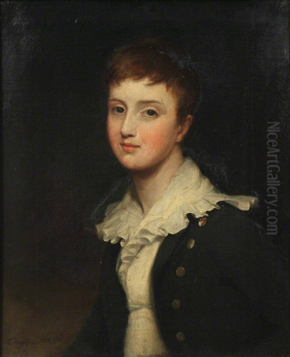 Lord Richard Cavendish (1812-1873), as a boy Oil Painting by George Hayter