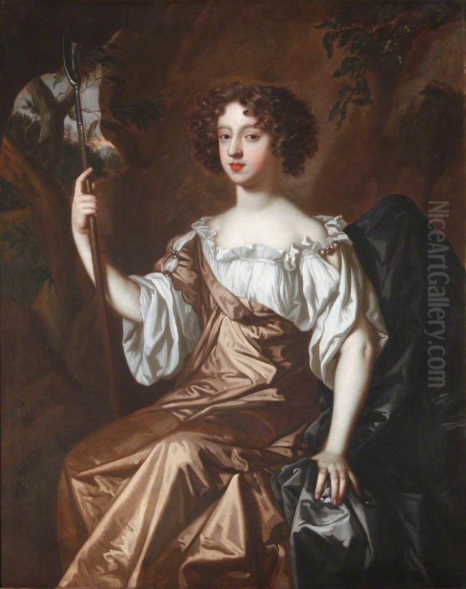 Lady Essex Rich, Countess of Winchilsea and Nottingham (1652 - 1683/84) Oil Painting by Peter Lely